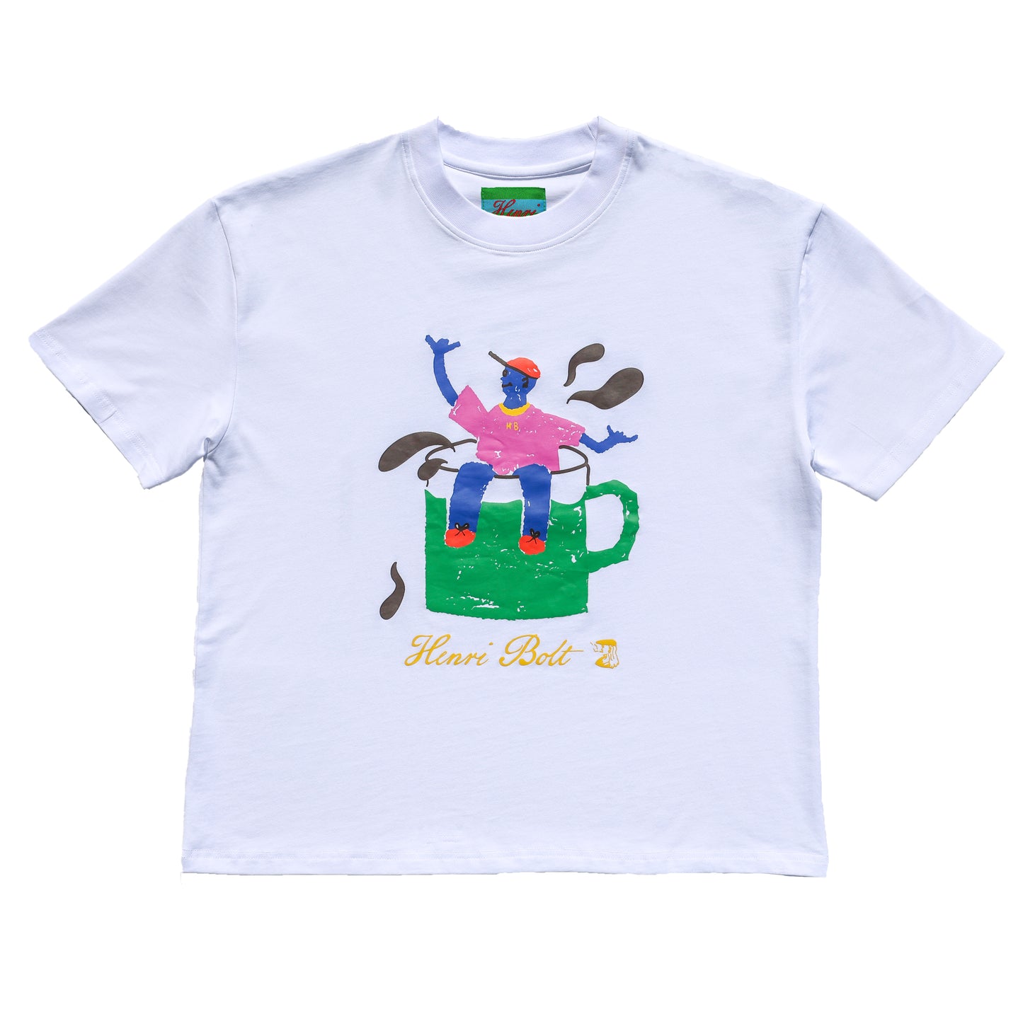 White twister tee