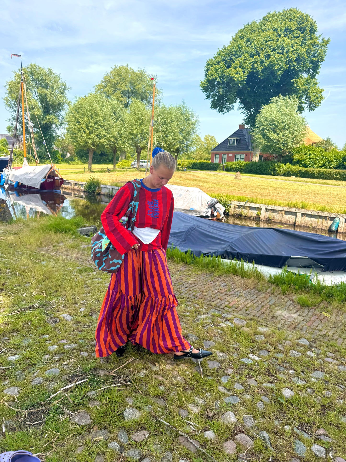 Burgundy wine oversized longsleeve