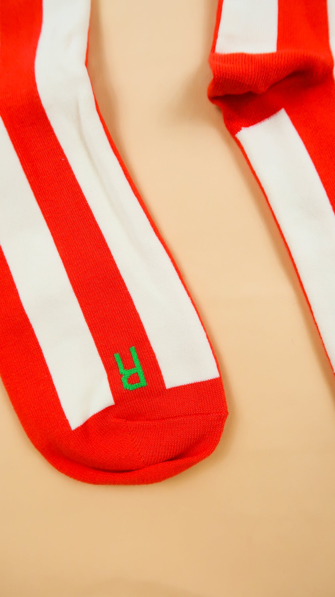 Socks rouge et blanc