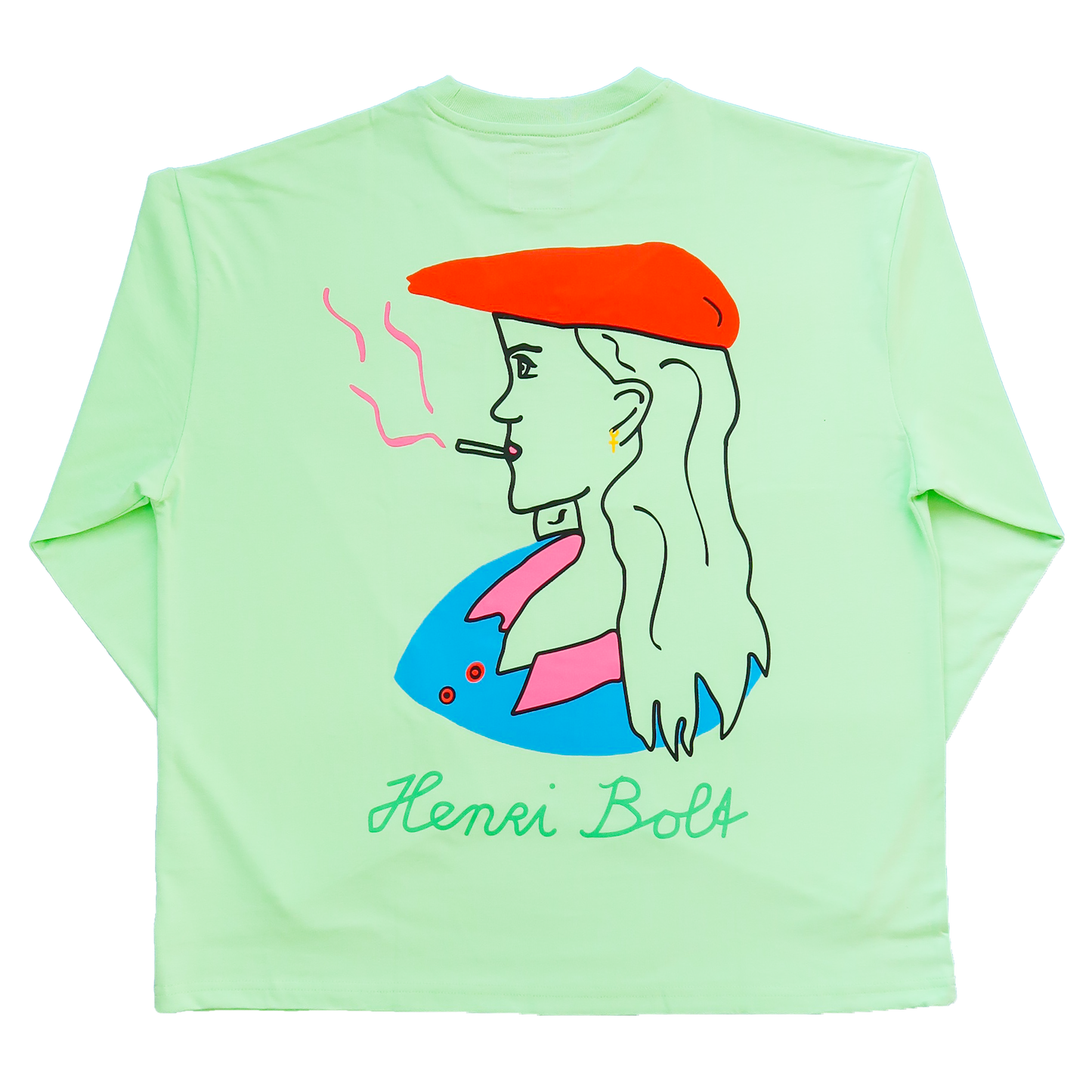 Sage green oversized longsleeve