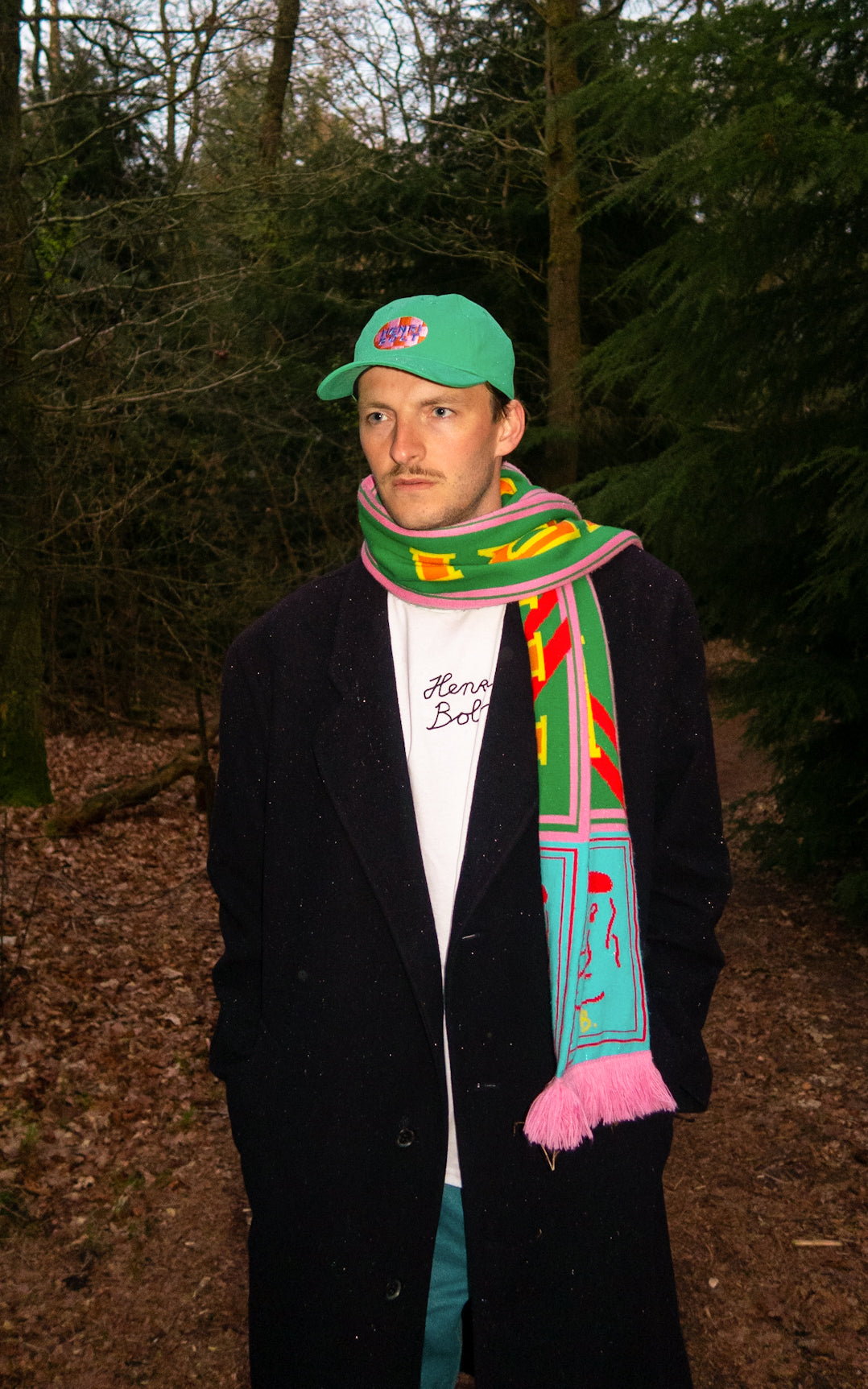 Color block scarf