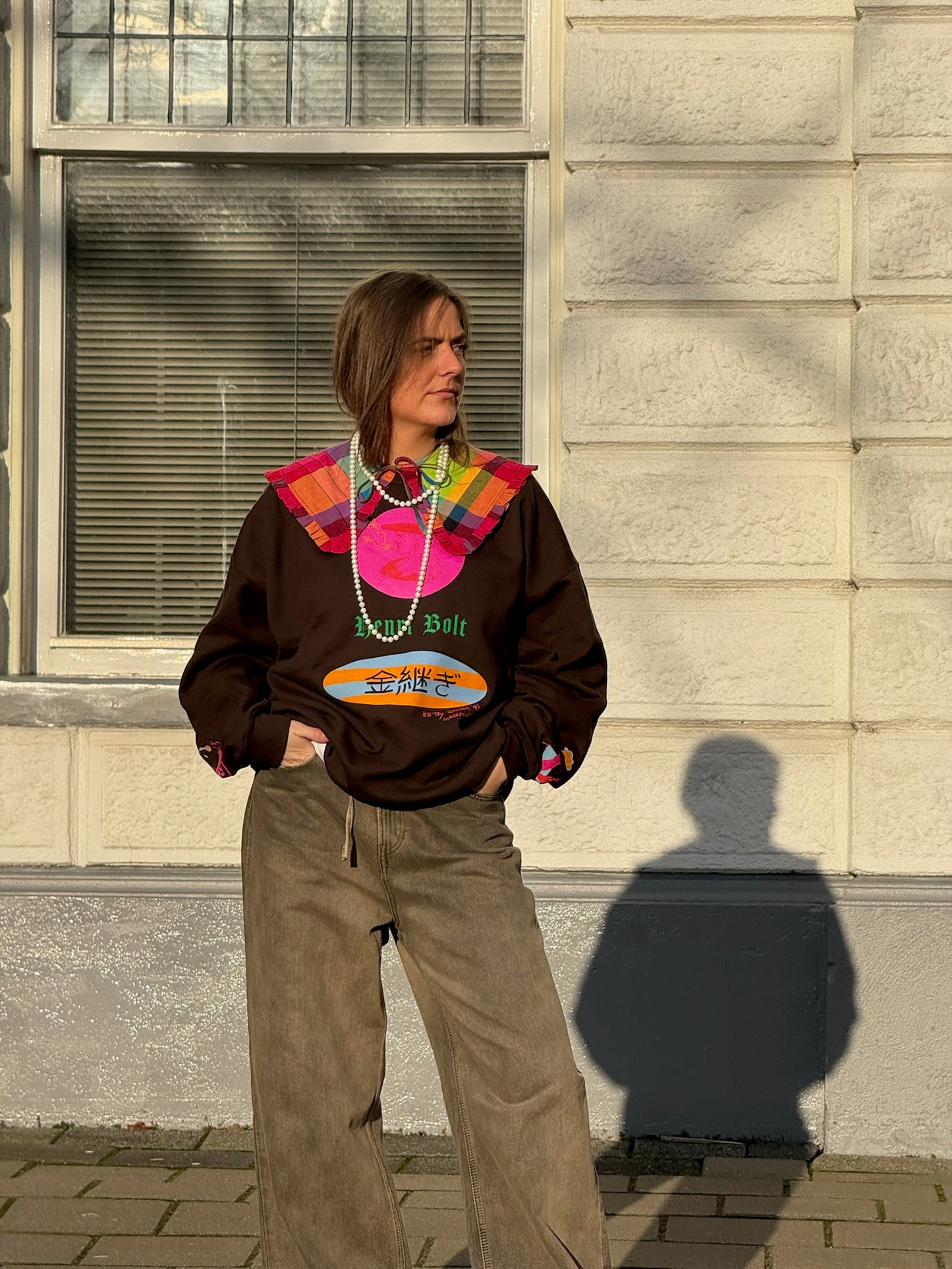 Lightweight paradox sweater brown