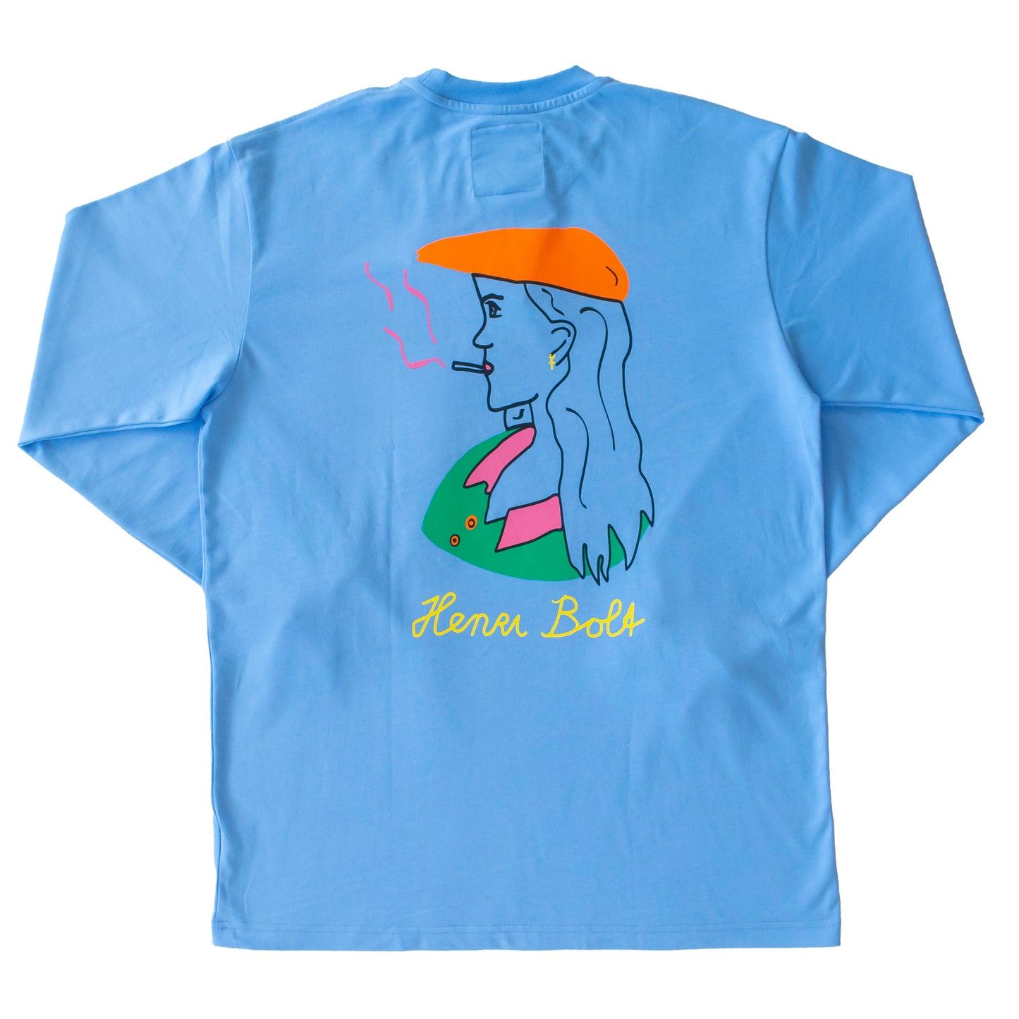 Ocean blue oversized longsleeve