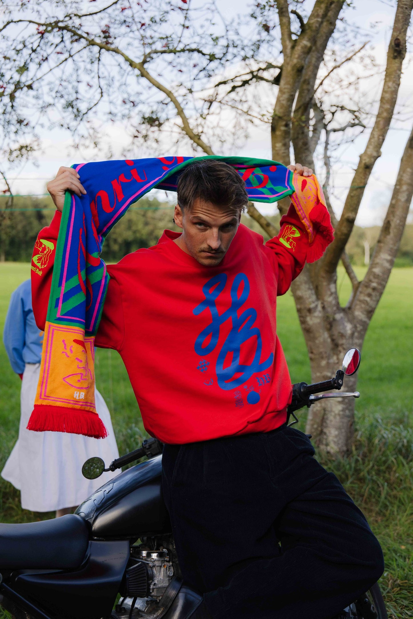 Paradox scarf navy