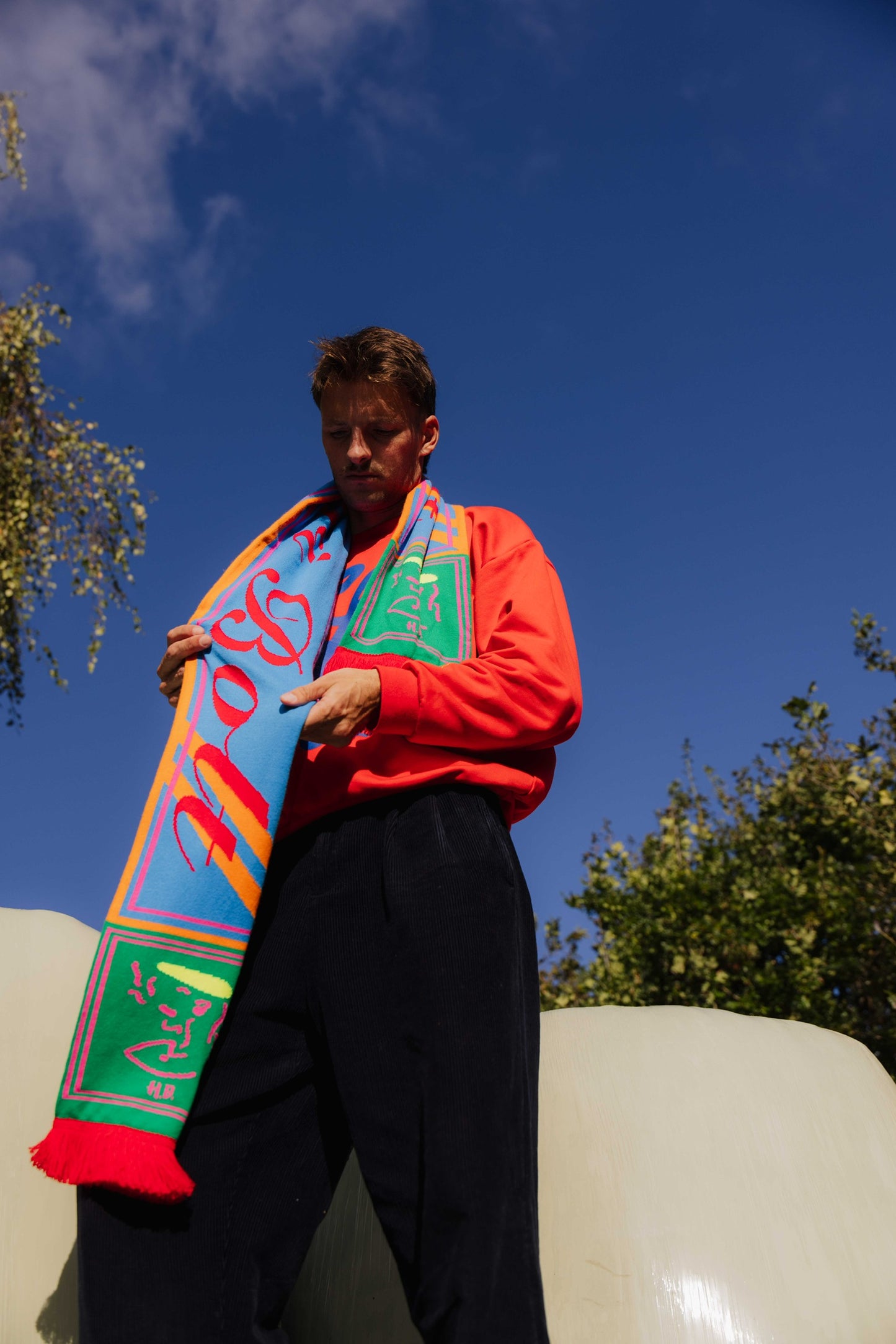 Paradox scarf neon
