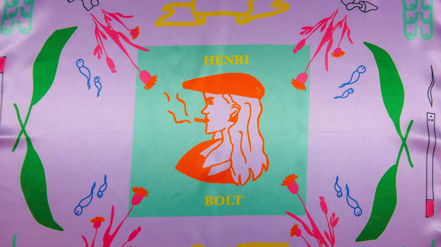 Fantasy bandana scarf lila