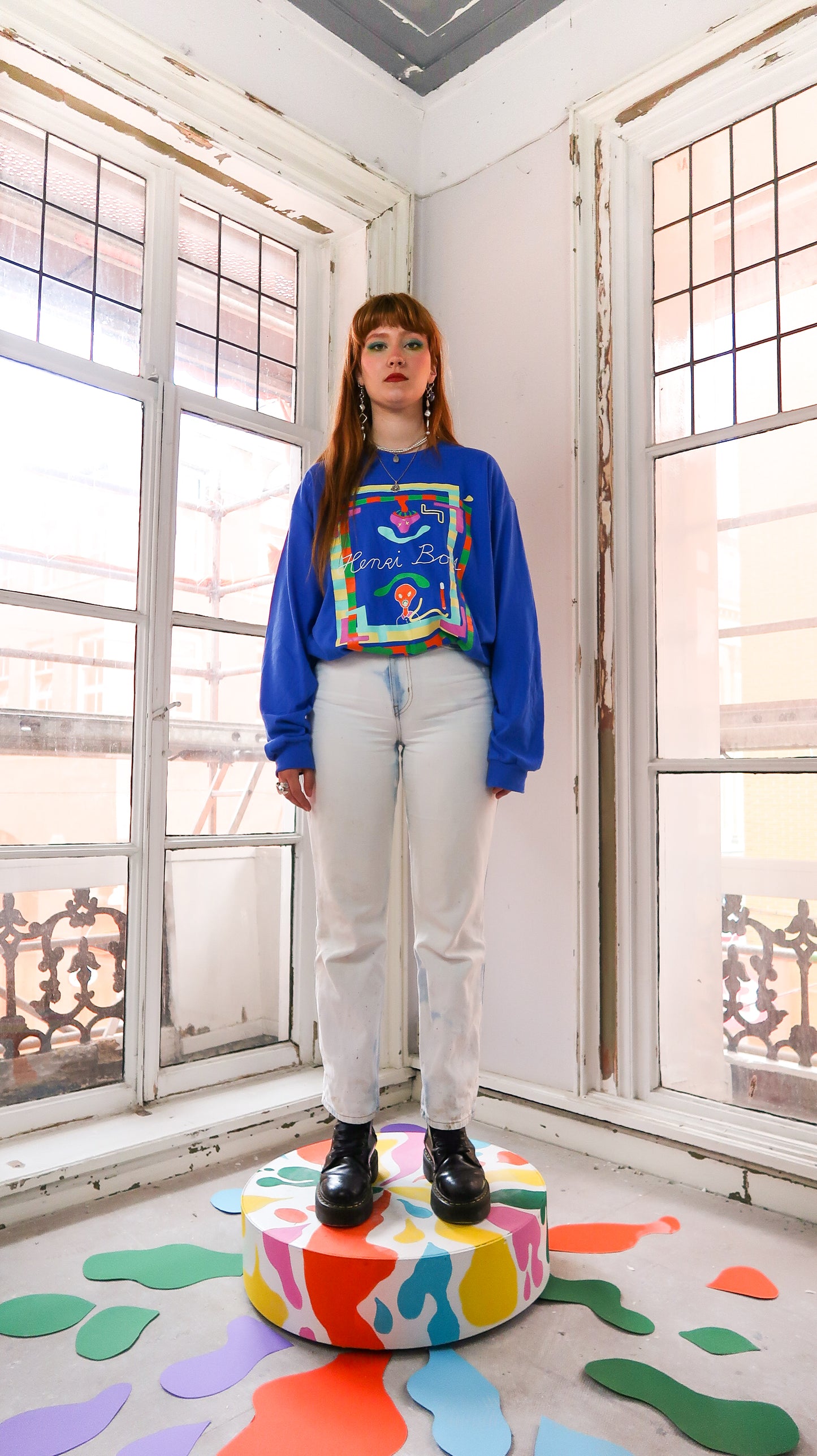Alien blue longsleeve
