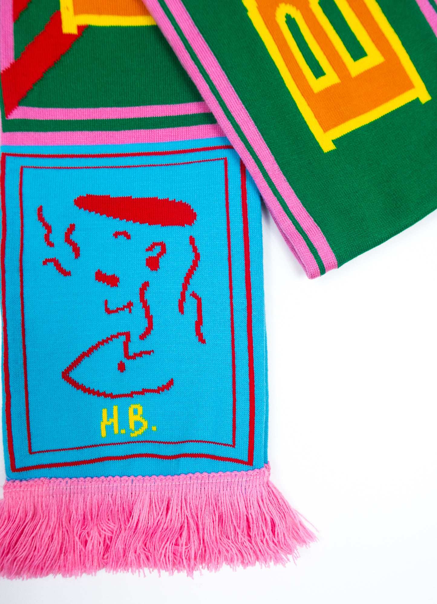 Color block scarf