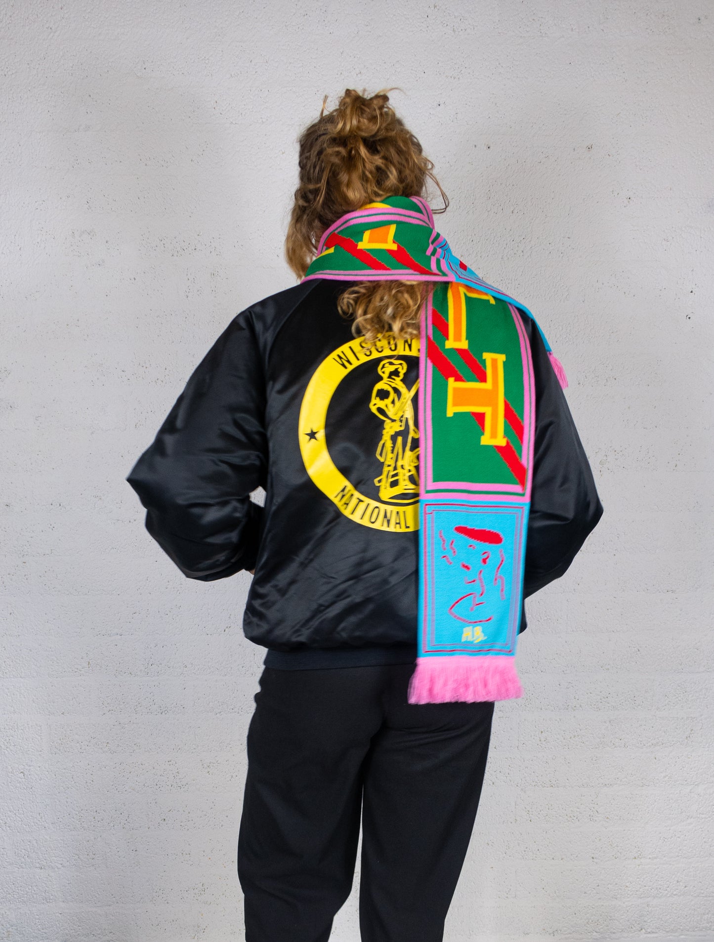 Color block scarf