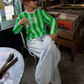Moss striped longsleeve