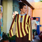 Canyon glow striped T-shirt