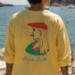 Butter yellow oversized longsleeve
