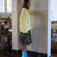 Butter yellow oversized longsleeve
