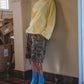 Socks azure blue