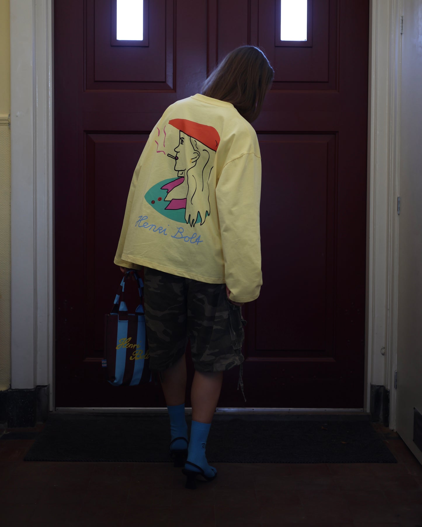 Butter yellow oversized longsleeve
