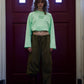 Sage green oversized longsleeve