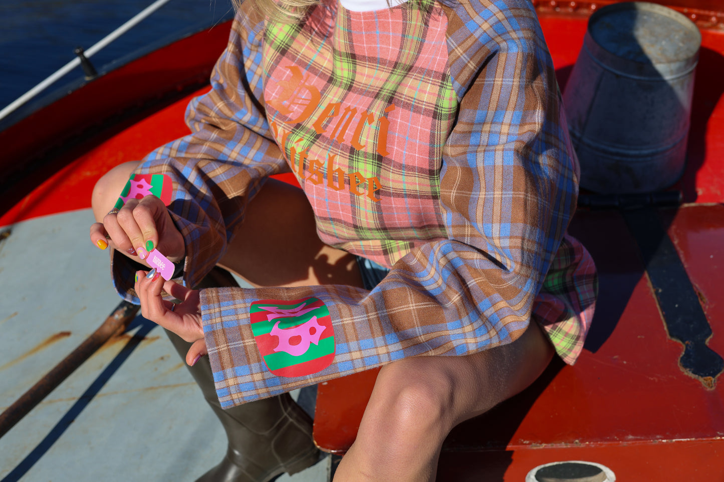 Henri Bolt & Blitsbee Tartan longsleeve