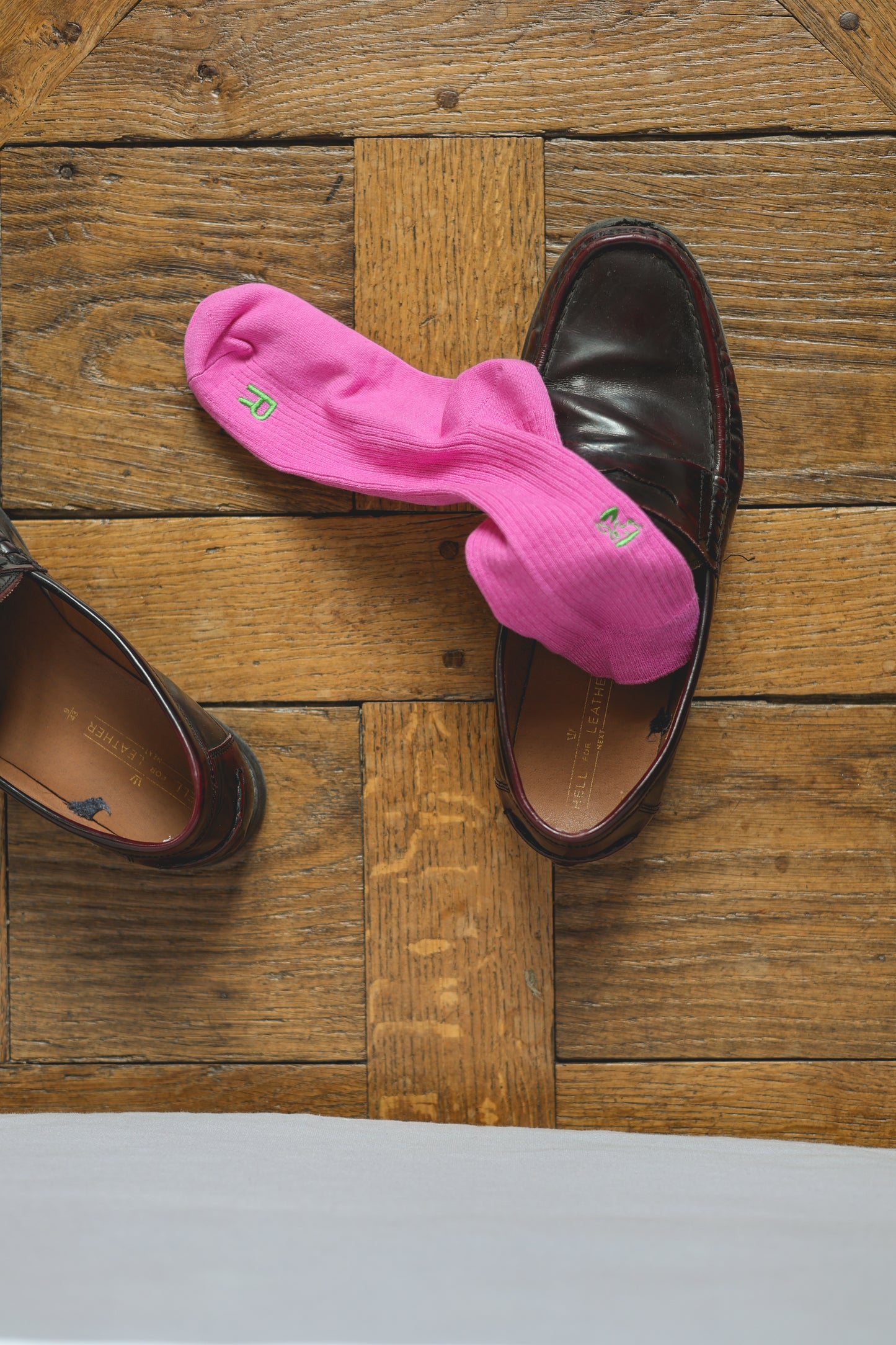 Socks peony pink