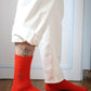 Socks cardinal red