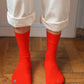 Socks cardinal red