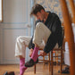 Socks peony pink