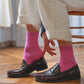 Socks peony pink