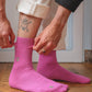 Socks peony pink