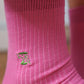 Socks peony pink