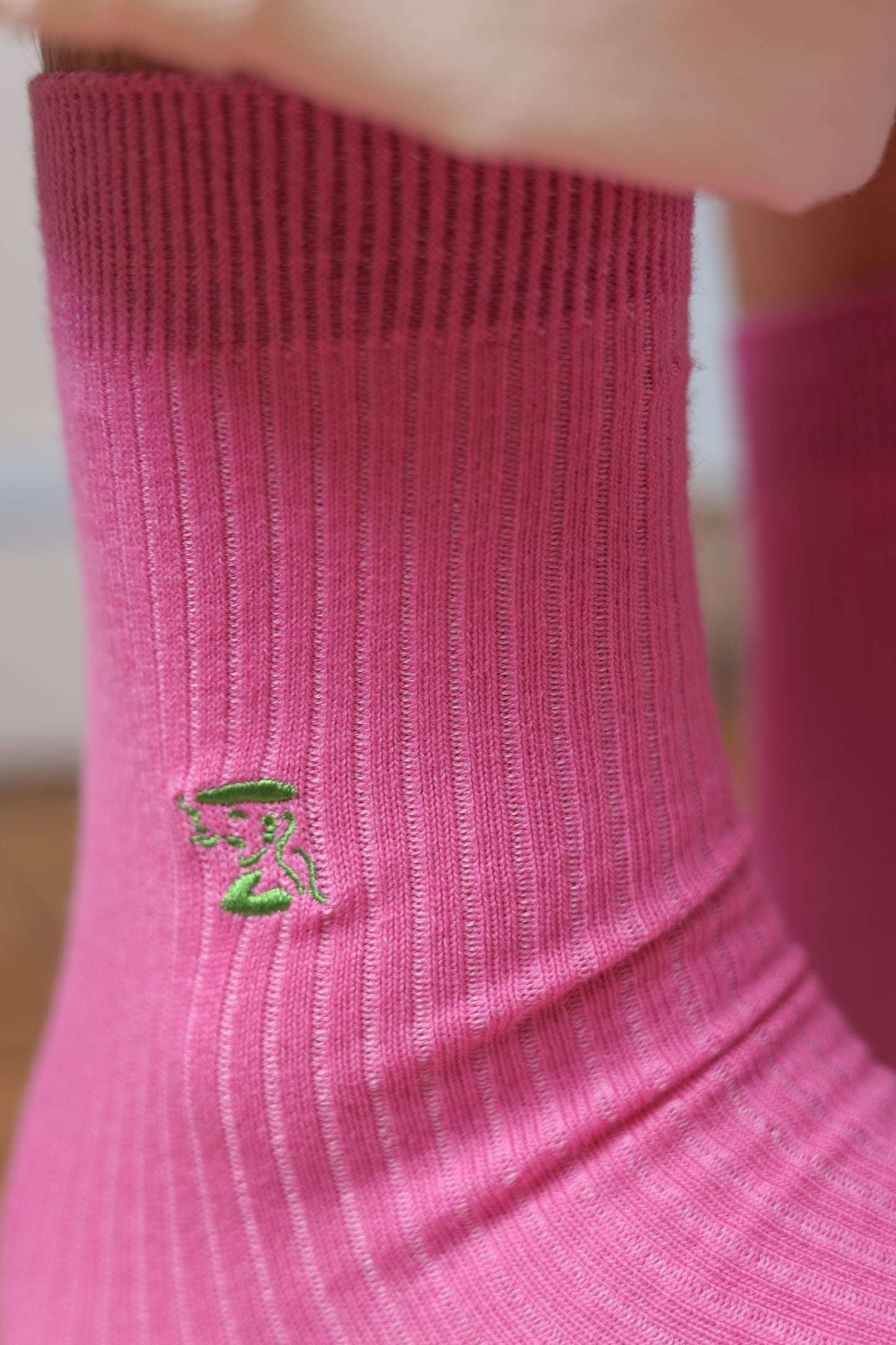 Socks peony pink