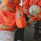 Tie dye oversized longsleeve orange