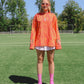 Tie dye oversized longsleeve orange