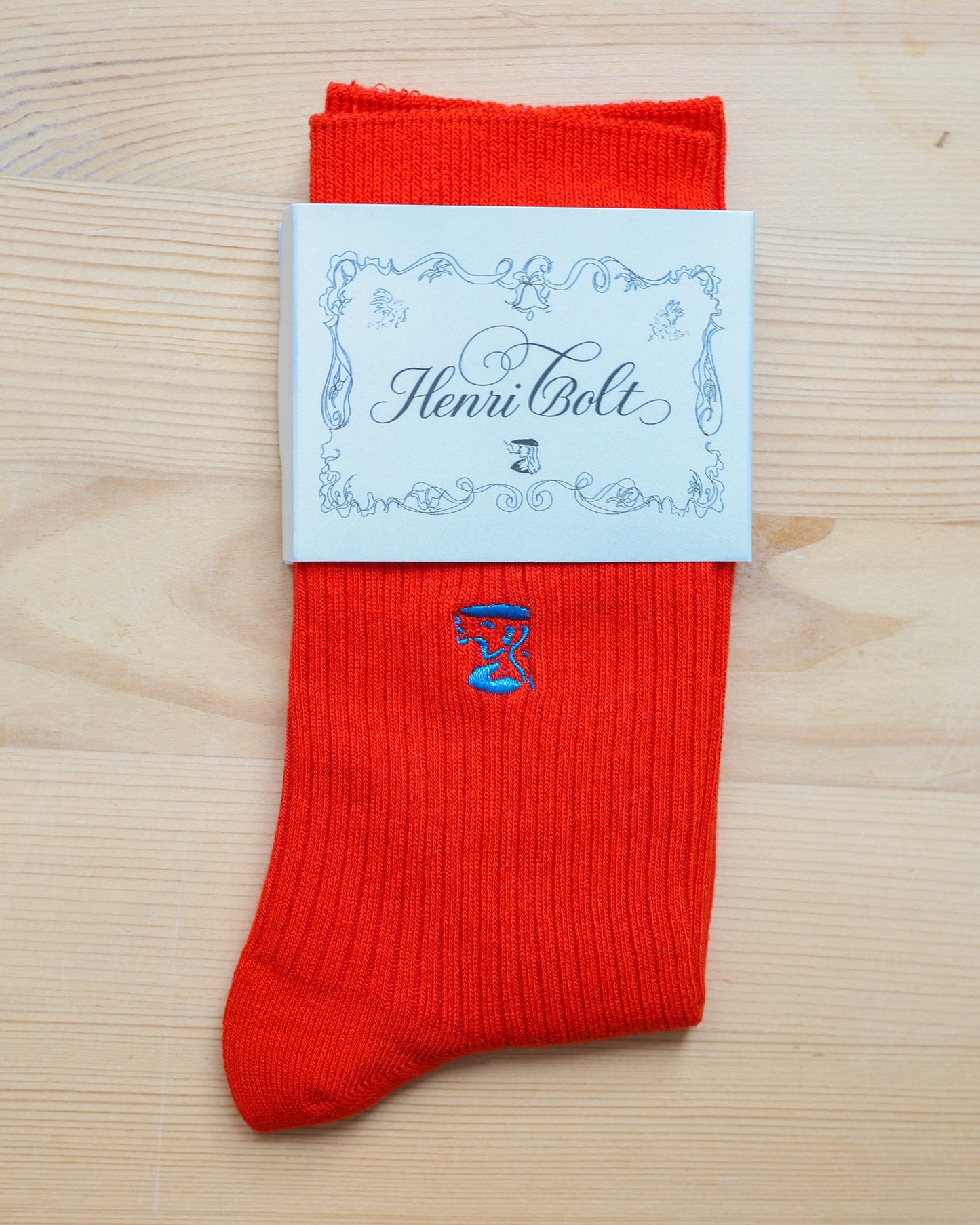 Socks cardinal red