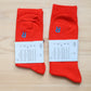 Socks cardinal red