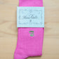 Socks peony pink
