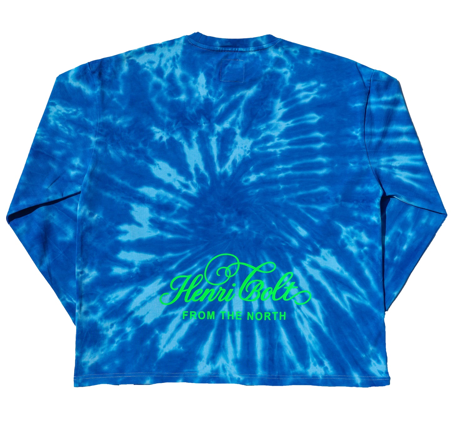Tie Dye longsleeve aqua