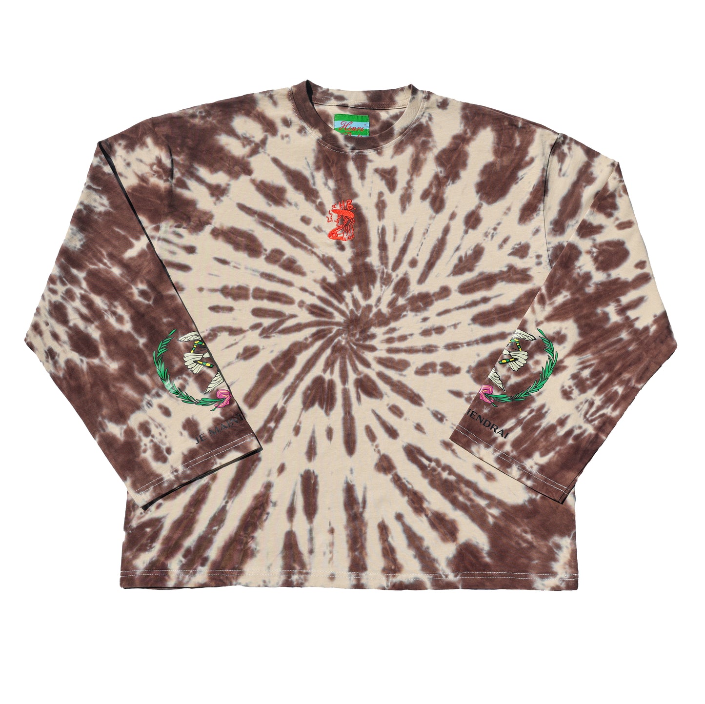 Tie Dye longsleeve earth