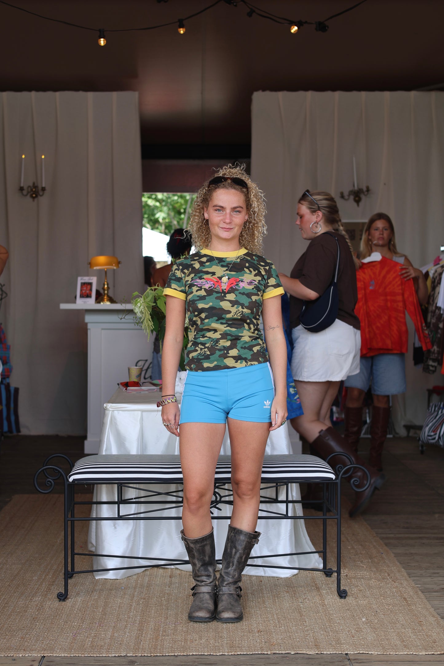 Camo tribal tee