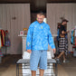 Tie Dye longsleeve aqua
