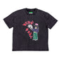 Black washed tee