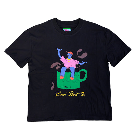 Black twister tee