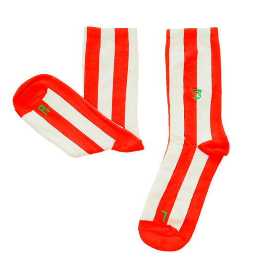 Socks rouge et blanc