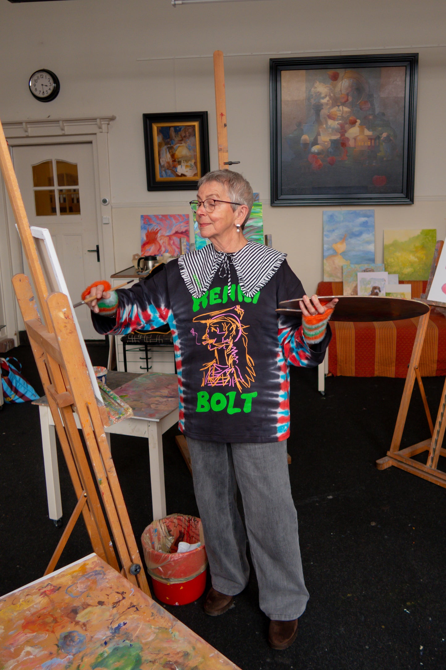 Love edition Tie Dye longsleeve black