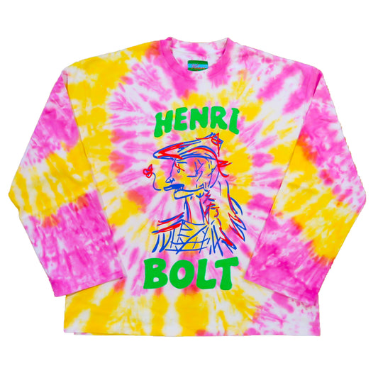 Love edition Tie Dye longsleeve pink