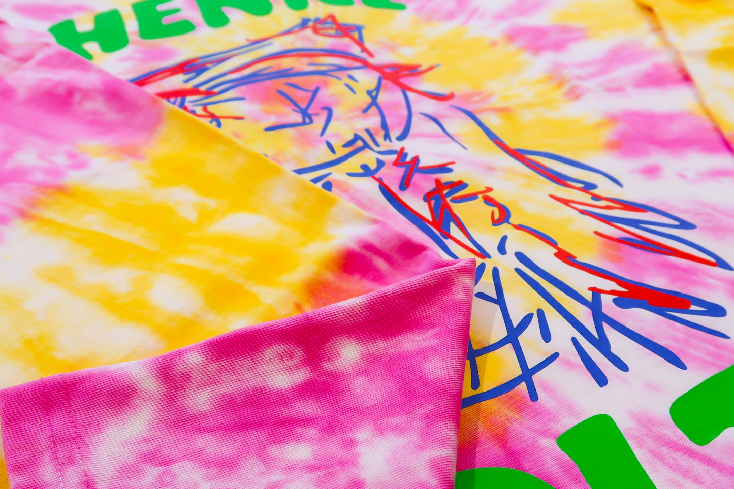 Love edition Tie Dye longsleeve pink