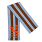 Kingfisher striped scarf