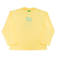 Butter yellow oversized longsleeve