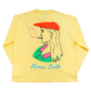 Butter yellow oversized longsleeve