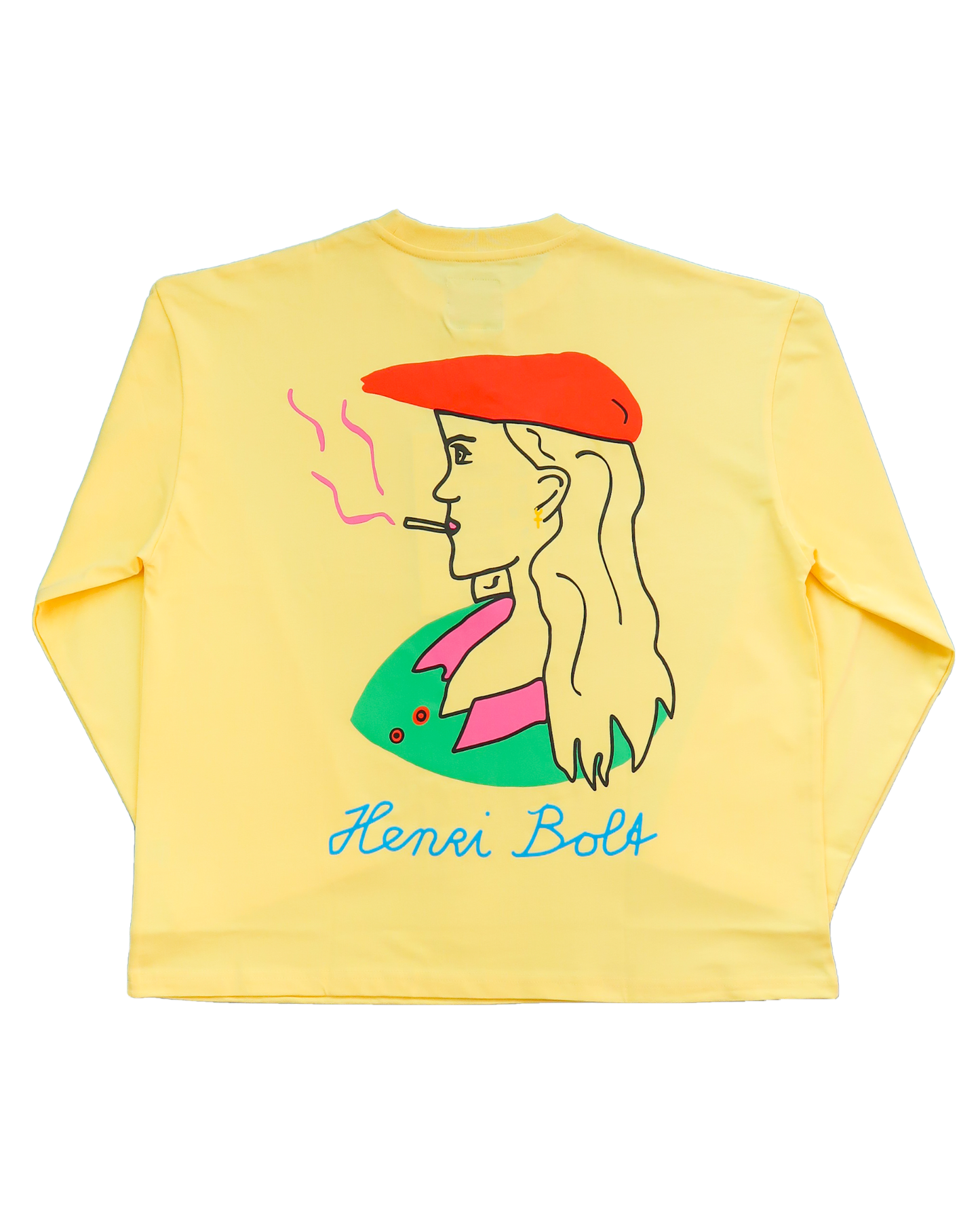 Butter yellow oversized longsleeve