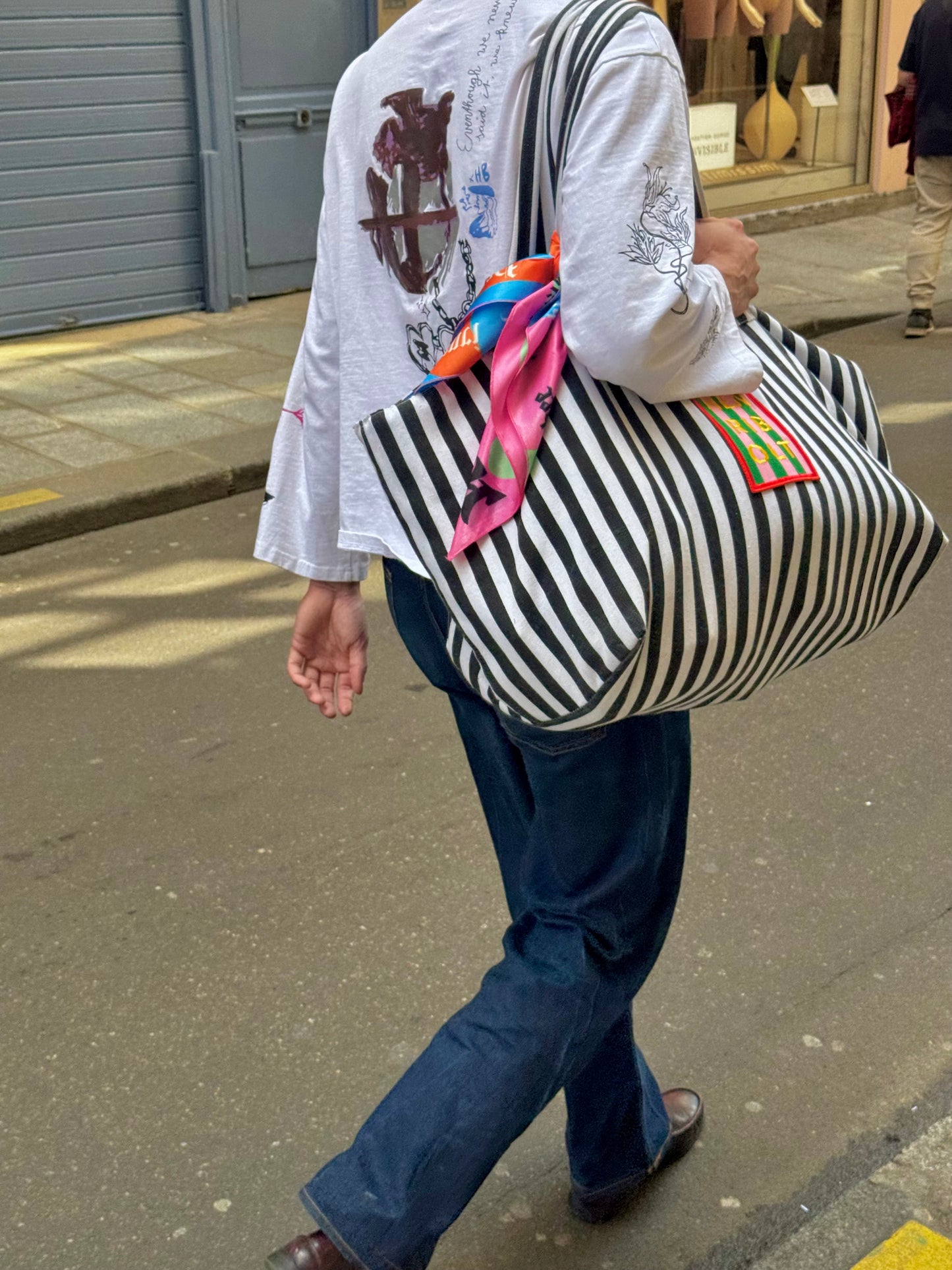 Everything bag striped