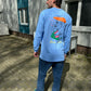 Ocean blue oversized longsleeve